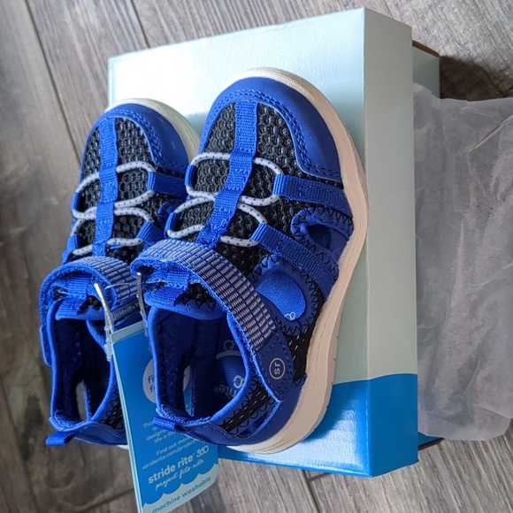 Stride Rite Taddy Sandals - Baby Toddler NWT 6M - Picture 4 of 8